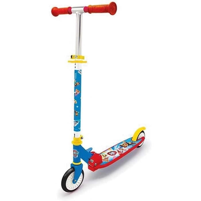 Smoby - Monopattino a 2 ruote Paw Patrol - Pieghevole - Ruote silenziose -