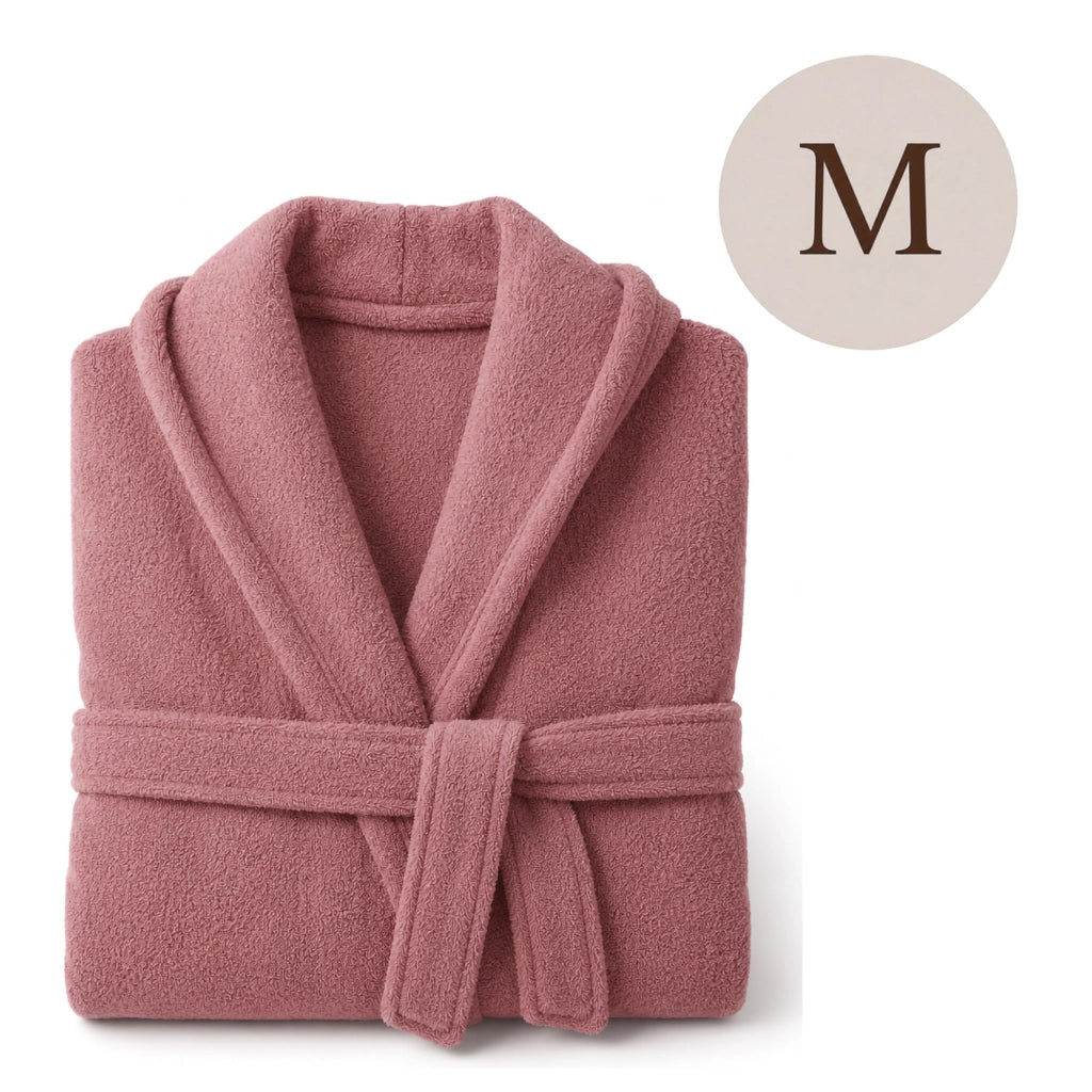 Satoka, Accappatoio 100% Cotone con Cappuccio, Rosa