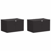 Scatola di Stoccaggio 2 pz Antracite 55 x 35 x 32 cm CFW2700081