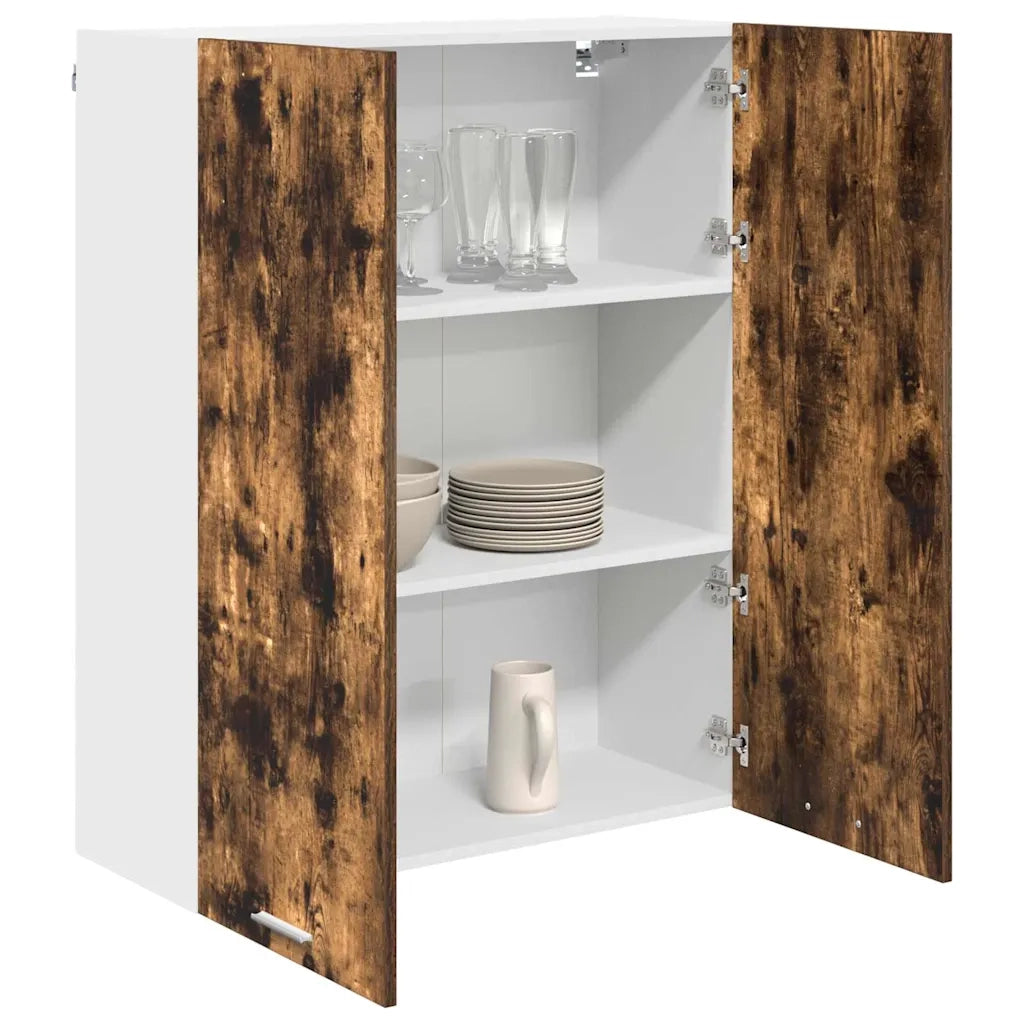 Armadio pensile Rovere fumé 80 x 31 x 100 cm Legno multistrato