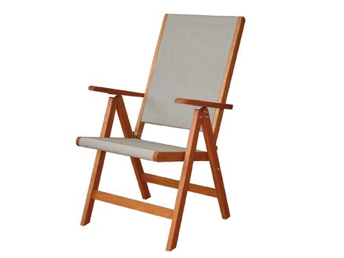 SEDIA PIEGHEVOLE IN LEGNO IMPRESSION BATILYNE GENGIS KAN 58X61XH103 CM