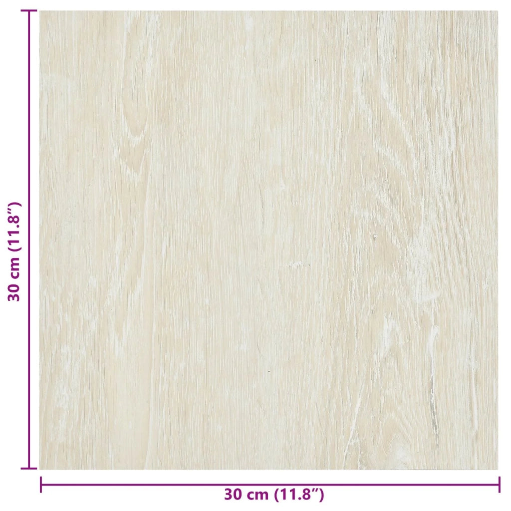 Plance per Pavimentazione Autoadesiva 30,5 x 30,5 cm 20 pcs PVC