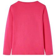 Maglietta da Bambina a Maniche Lunghe Fucsia 128 14152