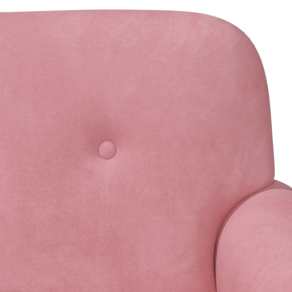 Loveseat con bottoni imbottiti Rosa 120 x 66 x 78 cm 42041832