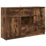 Credenza | Madia | Buffet da pranzo | Armadio da pranzo Rovere fum¨¦ 100 x 30 x 65,6 Legno multistrato