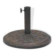 Base per ombrellone tonda in resina diametro 38 e 48 mm bronzo 9 kg 2202076