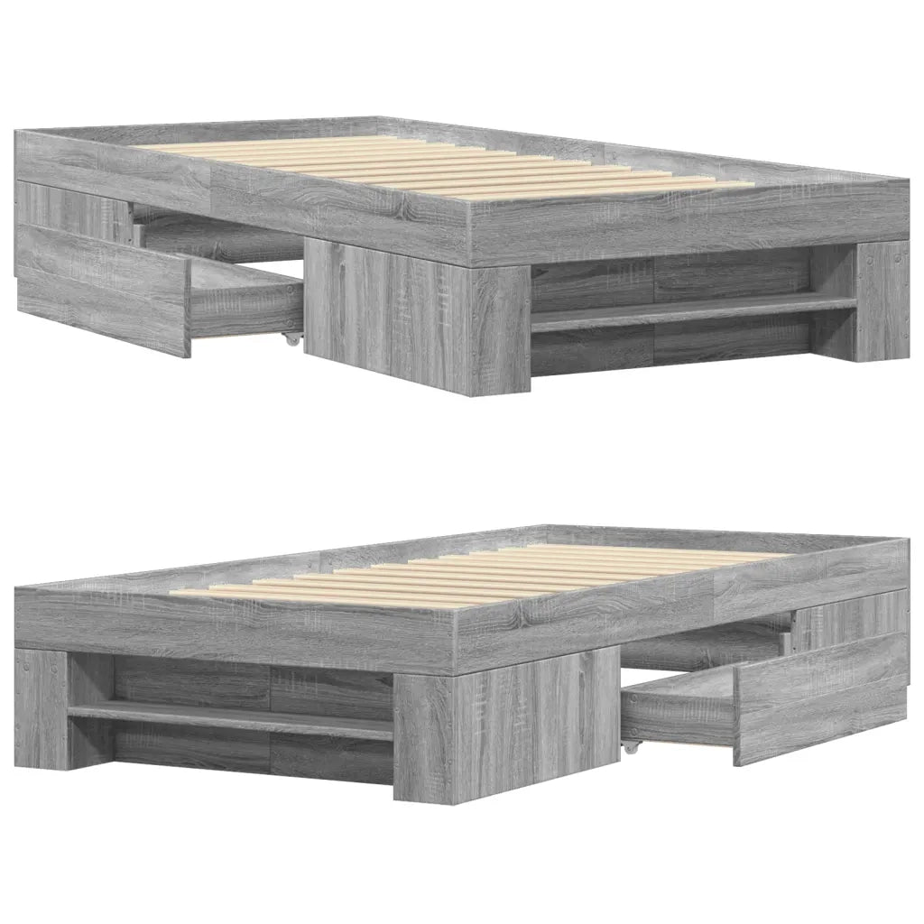 Giroletto Grigio Sonoma 75x190 cm in Legno Multistrato