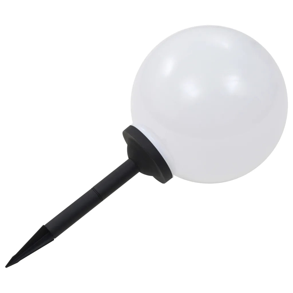 Lampade Solari da Esterno 4 pz LED Sferiche 30 cm RGB CFW7013649