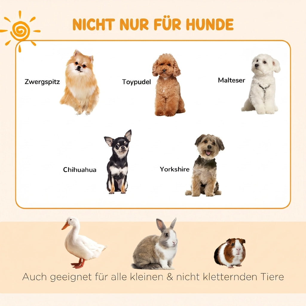 Recinto per cani e animali domestici ¨C zephmum ¨C 61 cm, nero