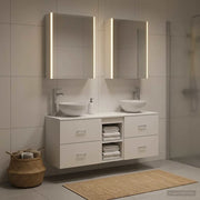 Set di Armadi da Bagno 5 pcs Bianco 53 x 15,5 x 70 cm 3406687