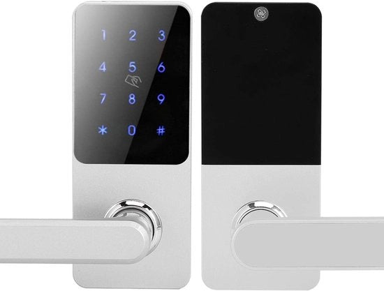 Sistema di Sicurezza per la Casa Intelligente con Controllo Voice, Vingerafdruk, Blocco con Password e Controllo a Distanza tramite App e Bluetooth.