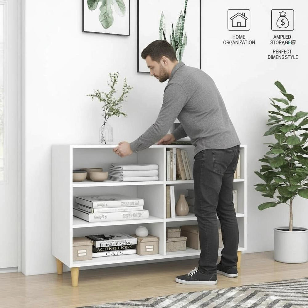 Sideboard White 103.5x35x70 Cm Wood-based Material