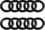 Anello di gomma nitrile 27mm OD - Set di 50 - Antistatico - Resistente all'olio - Duraturo e resistente al logorio