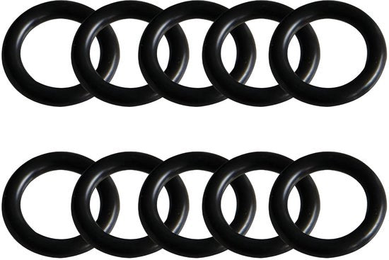 Anello di gomma nitrile 27mm OD - Set di 50 - Antistatico - Resistente all'olio - Duraturo e resistente al logorio