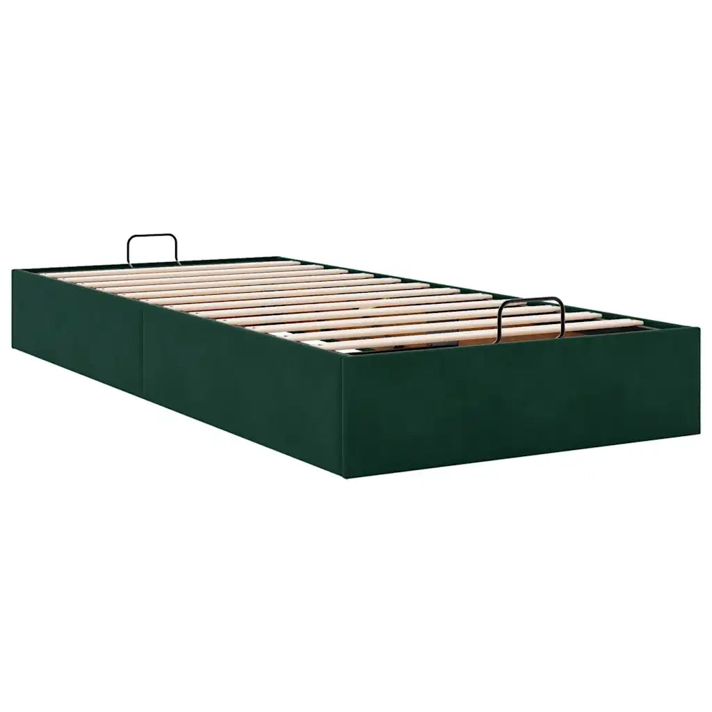 Struttura Letto Pouf Senza Materasso 90x200 cm Velluto 3310940