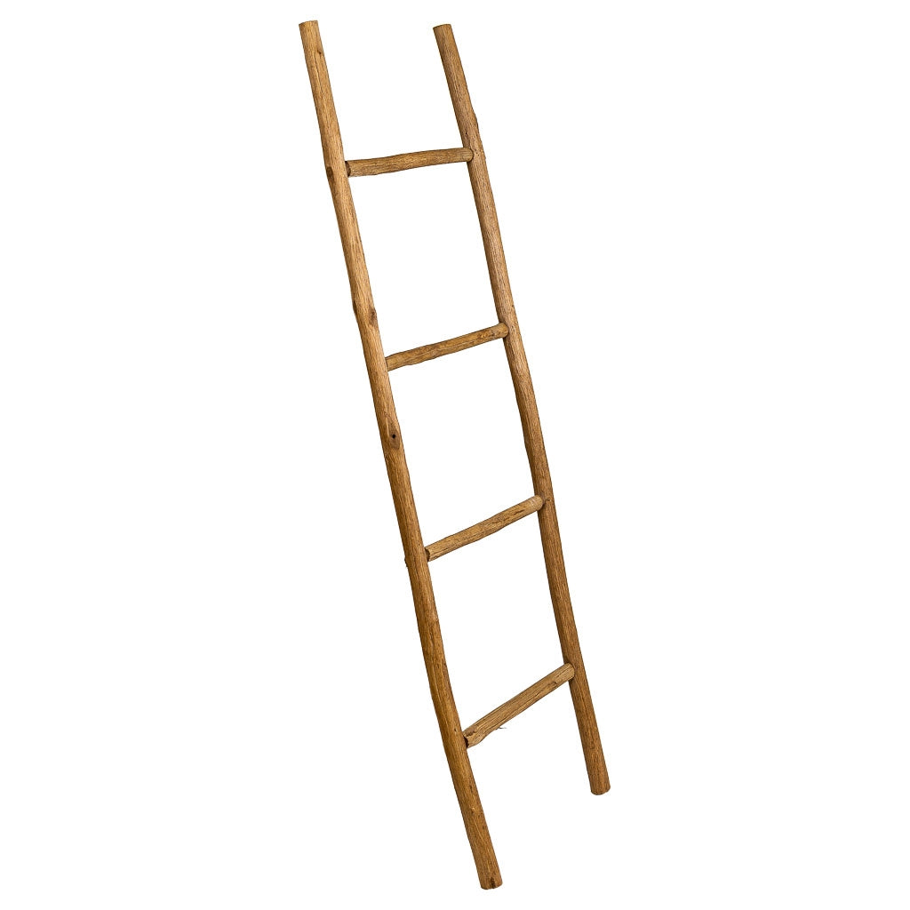 Scala a scaffale in legno marrone 44x3x150h