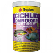 Tropical Cichlid Omnivore Small Pellet - Alimentazione Base per Ciclidi Onnivori Formato: 250 ml