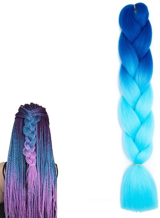 Accessorio per capelli in fibra sintetica per donne - Toupée con coda di cavallo colorata per ragazze - Accessorio per festa - Leggero e comodo - Toupée