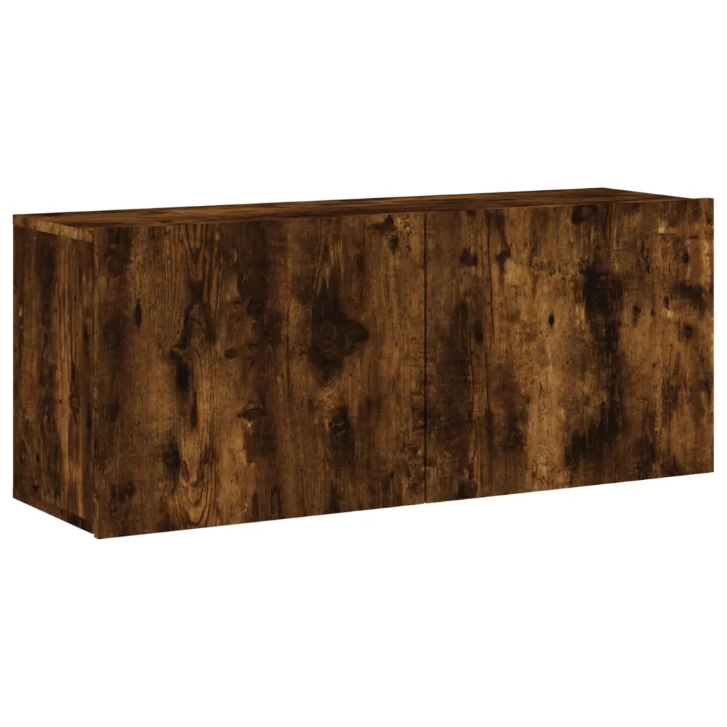 Mobile TV a Parete Rovere Fumo 100x30x41 cm 836970
