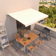 Tenda da Sole Retrattile Automatica 450x300 cm Crema cod mxl 57814