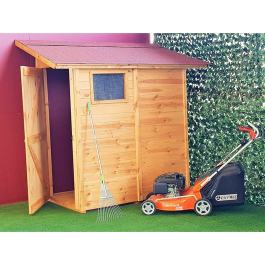 Casetta da Giardino in Legno di Pino da Esterno  con Pavimento, Ricovero Attrezzi, Doghe spessore 19mm - Articolo A164/1  - 100019