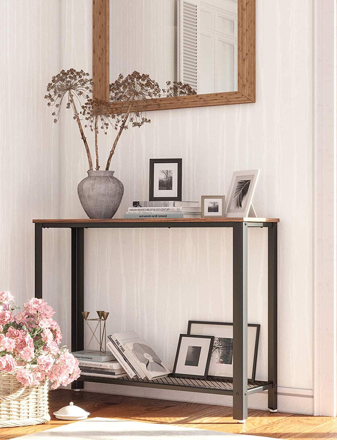 Tavolo consolle rustico VALORA per soggiorno, ingresso e corridoio - LNT80X