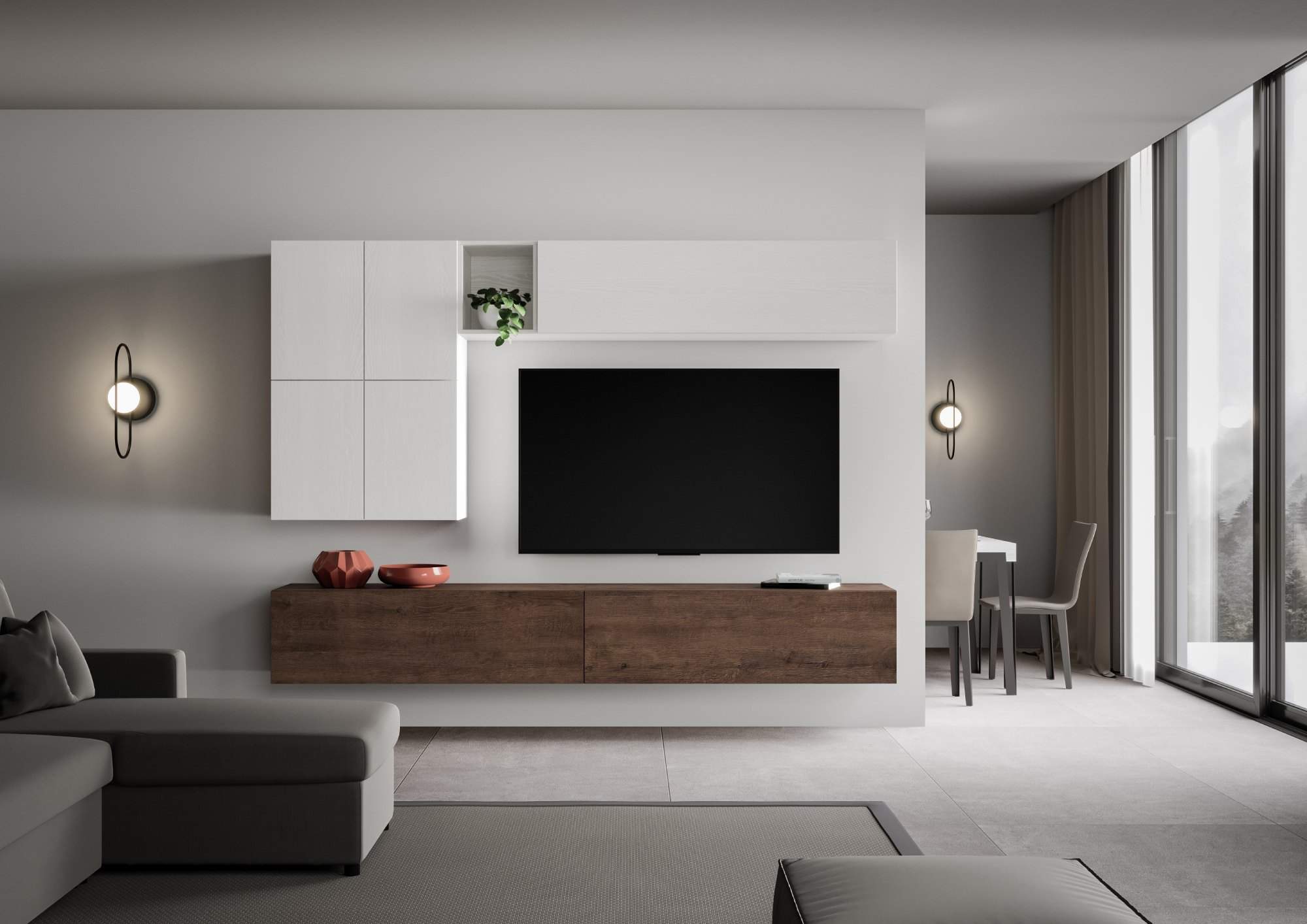 Parete Attrezzata A16 L.268 P.39,2 - ISOKA