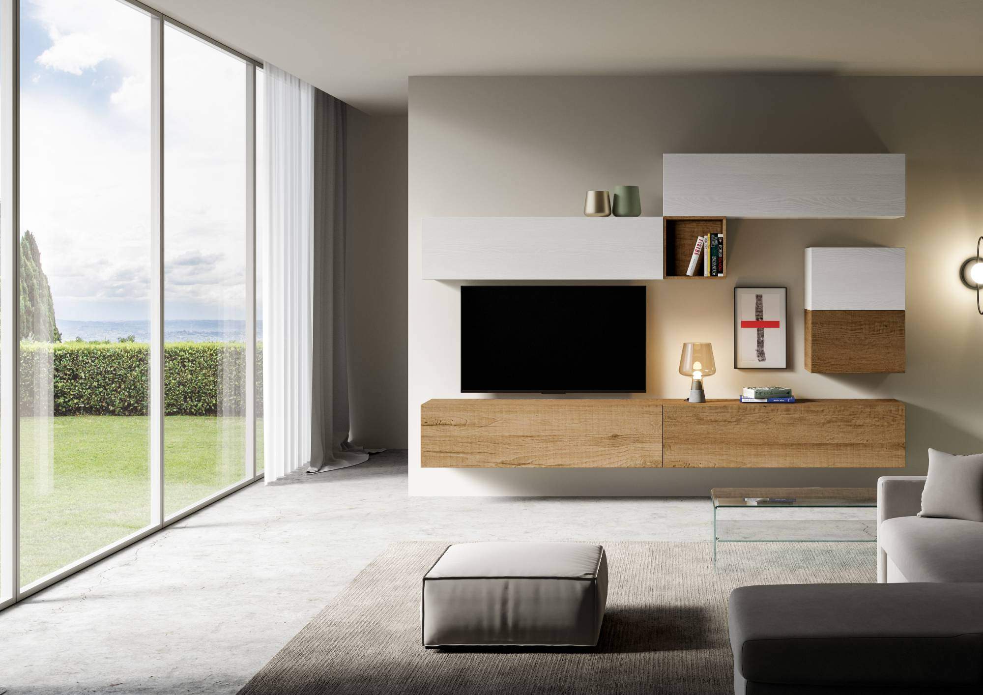 Parete Attrezzata A10 L.308 P.39,2 - ISOKA