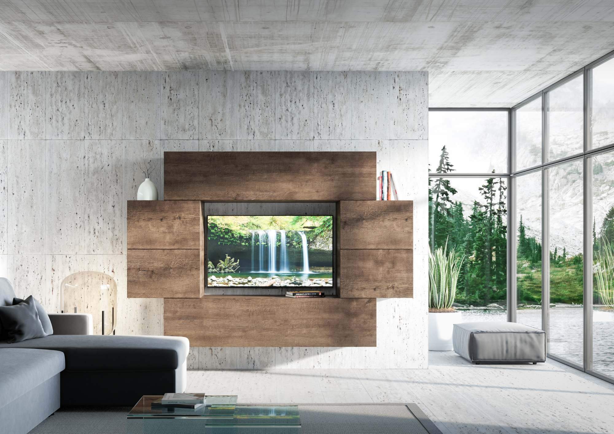 Parete Attrezzata A07 L.234 H.160 P.39,2 - ISOKA