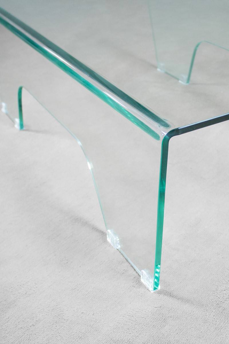 Tavolino in vetro Ghoy L.120 P.60 H.35