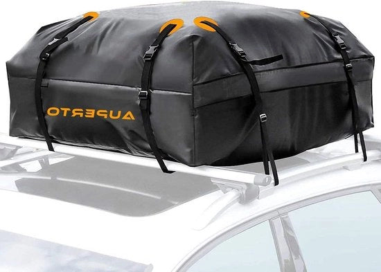 Dakkarrozzera opacchiabile, impermeabile, 20 m³ - per viaggi e trasporto bagagli auto, furgoni, SUV - colore nero