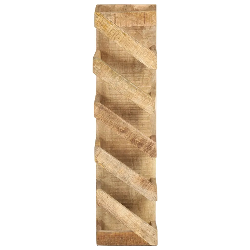 Portavino da 5 Bottiglie in Legno Massello di Mango 321627