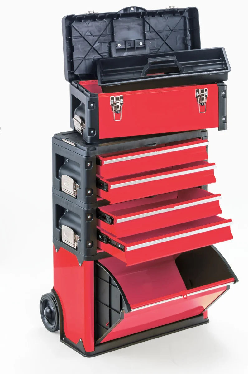 Carrello portautensili a 4 vie 1k.2.2.1, colore rosso