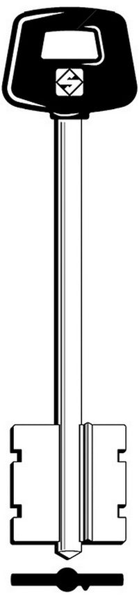 chiavi silca art. 5cs12p gr.19/1 cod:ferx.10711