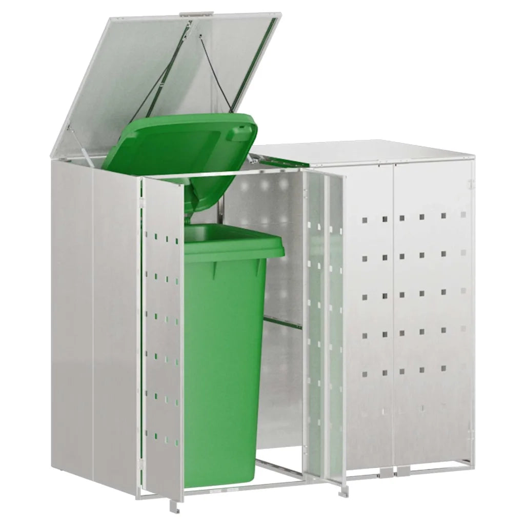 Contenitore per Rifiuti per 3 Bidoni 340 x 77.5 x 115.5 cm