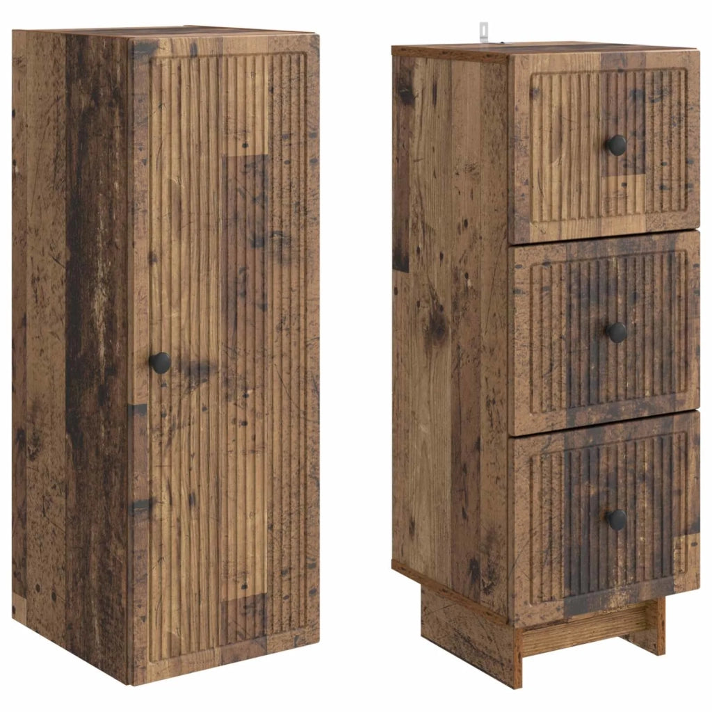 Set di armadi 2 pcs Legno antico 33 x 34,5 x 90 cm 3416392