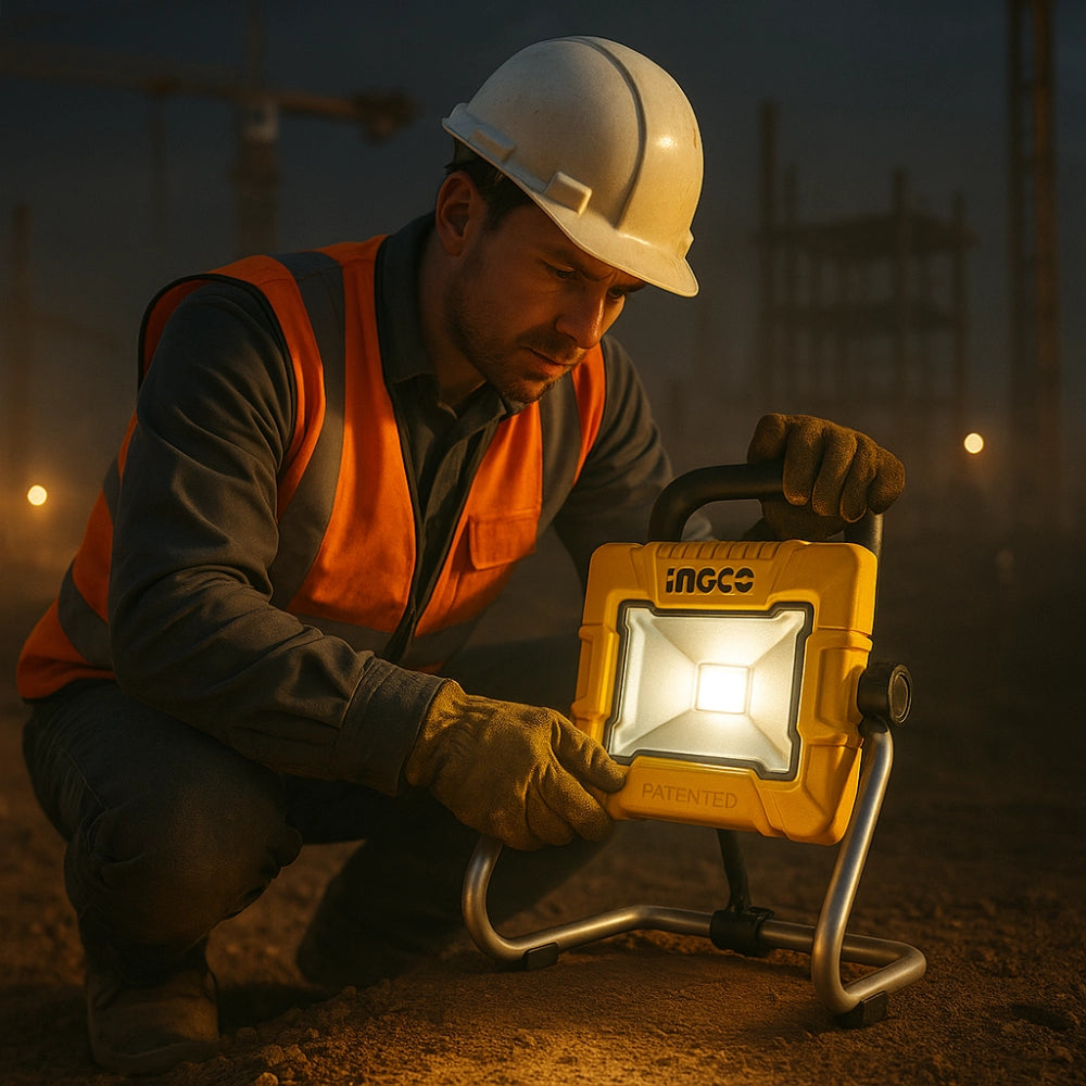 Faretto led da lavoro portatile a batteria 20v nudo 1800 lumen