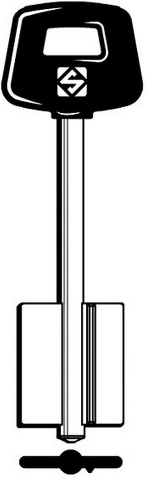 chiavi silca art. 5cs2p gr.19/1 cod:ferx.10714