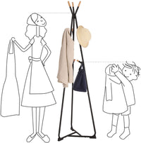 Appendiabiti da terra VALORA con 9 ganci - RCR15BY