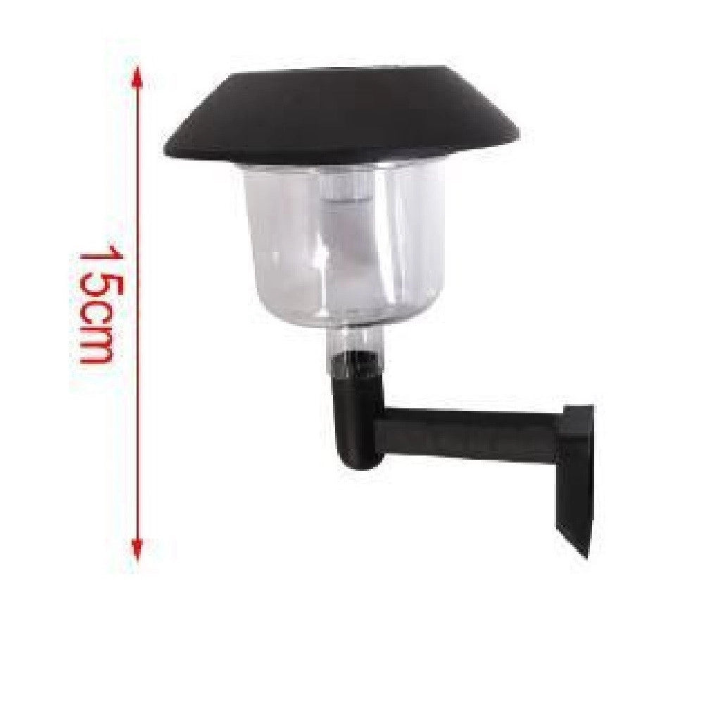 Trade Shop - Lampada Applique Ad Energia Solare Da Parete Led 15 Cm Giardino Esterni 2003000 -