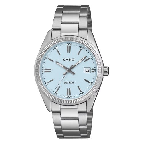 Orologio casio utp 1302pd 2a2vef silver e blue
