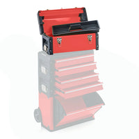 Cassetta portautensili, trolley Top-Box Comfort rosso