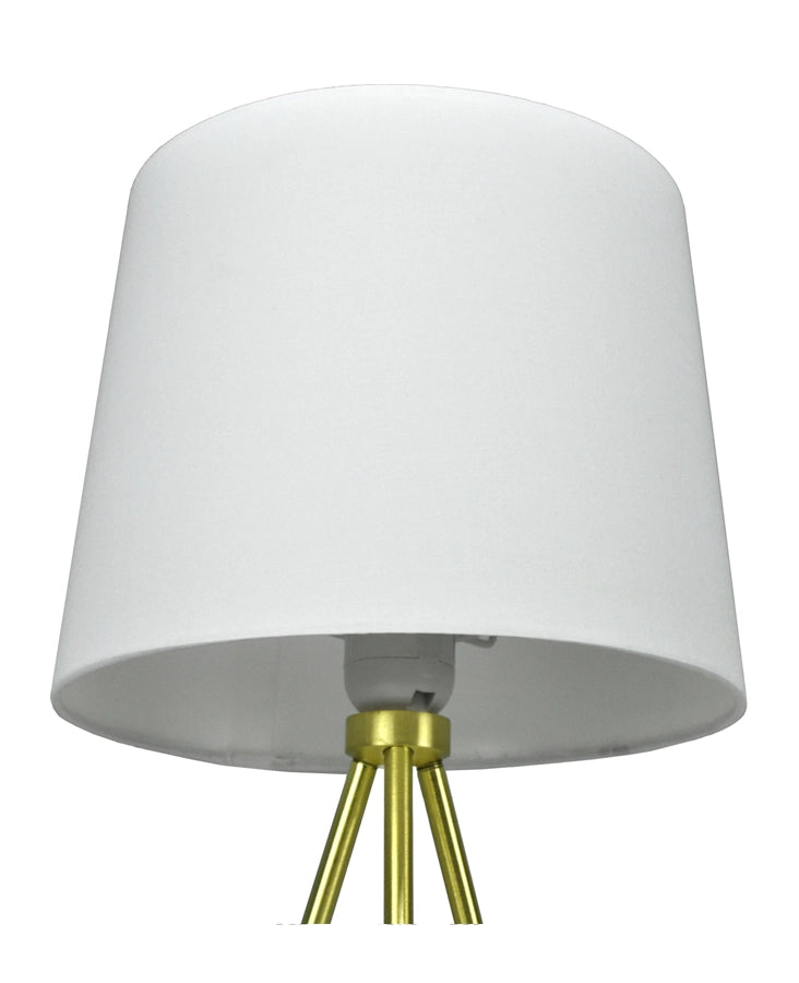 Lampada da tavolo con treppiede in metallo dorato, abat jour - Michelle - TL22MIPM