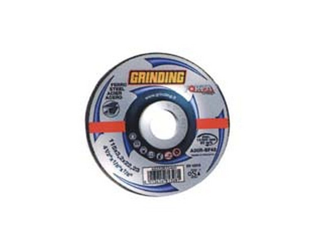 10pz dischi taglio sgrosso centro depresso ferro "forza"  mm.115  mm115x6 cod:ferx.fer227803