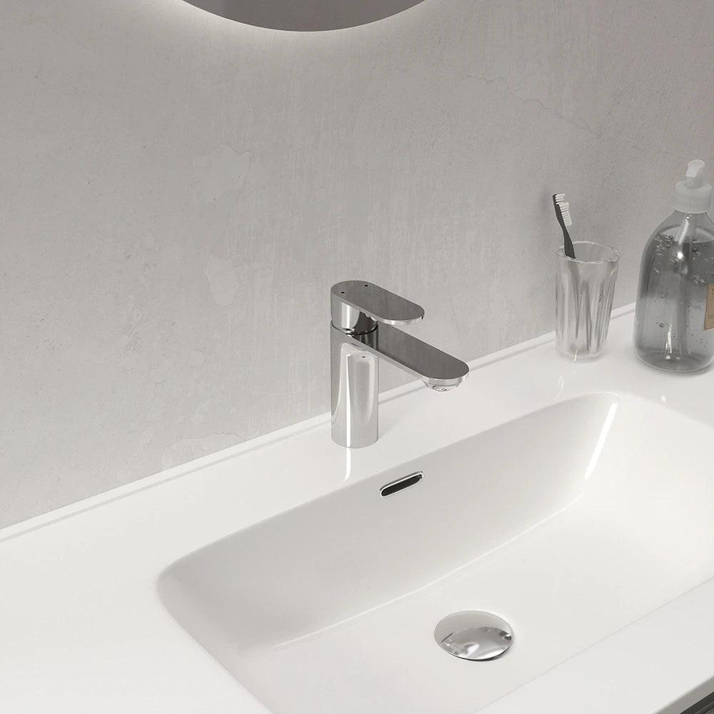 Set miscelatori: lavabo bidet senza scarico e incasso doccia c/deviatore cromato | Kerry