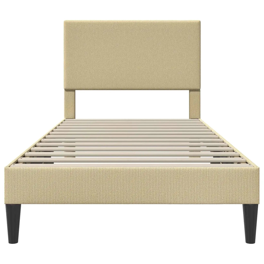 Struttura del letto Grigio Verde Chiaro 90 x 200 cm 42027715