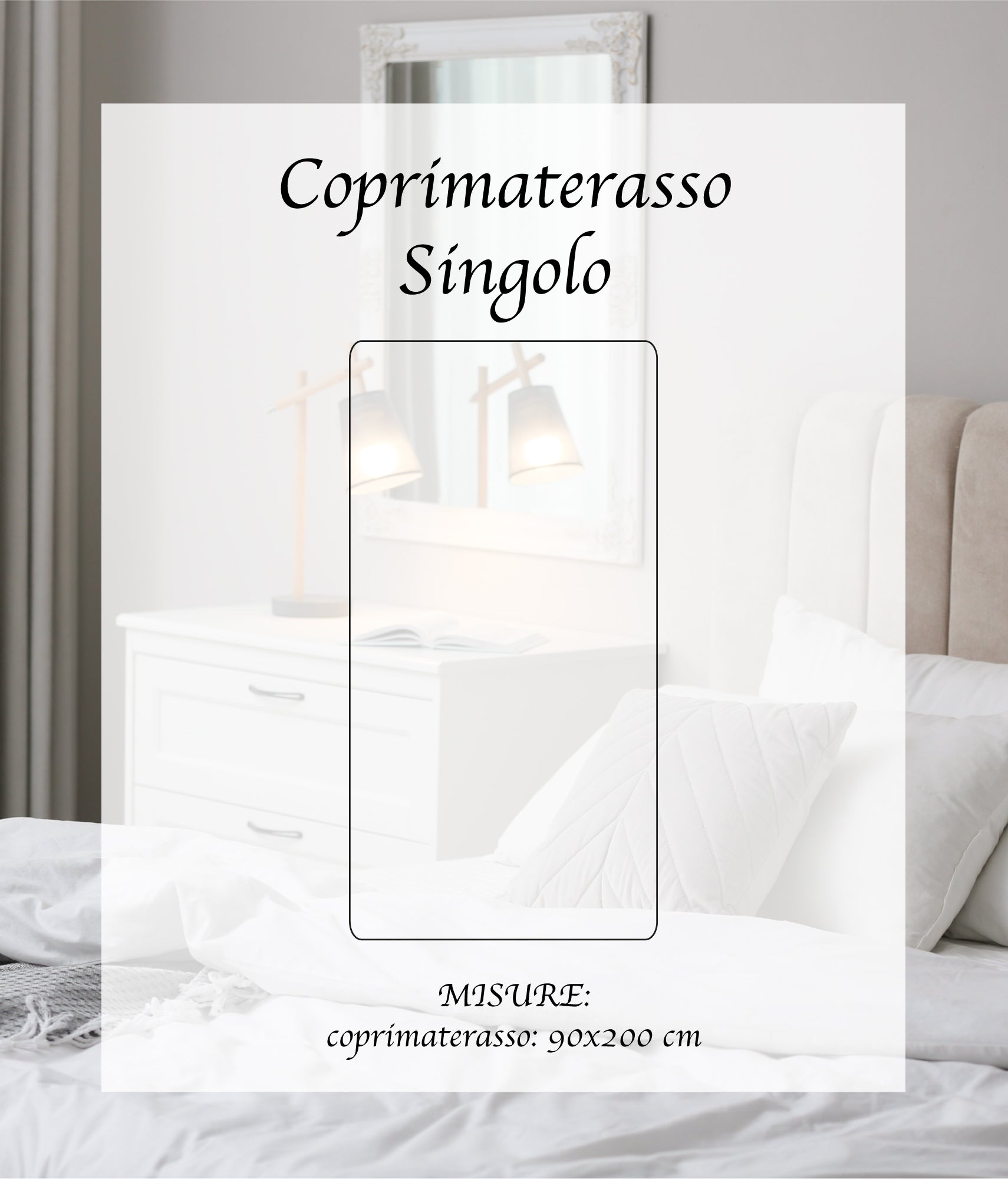 Coprimaterasso Trattamento Carbonio Salvamaterasso Traspirante Con Angoli Elasticizzati Antistatico Antiacaro Traspirante Regolatore Materassi  Bianco - Singolo