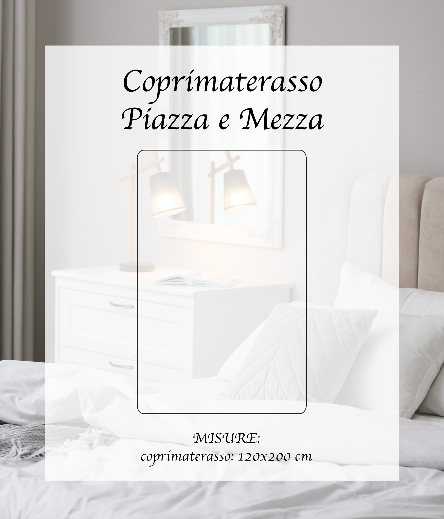 Coprimaterasso Trattamento Carbonio Salvamaterasso Traspirante Con Angoli Elasticizzati Antistatico Antiacaro Traspirante Regolatore Materassi  Bianco - Piazza e mezza