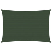 Vela ombreggiante/ombrellone 160 g/m² verde scuro 3 x 4,5 m HDPE 02_0009426