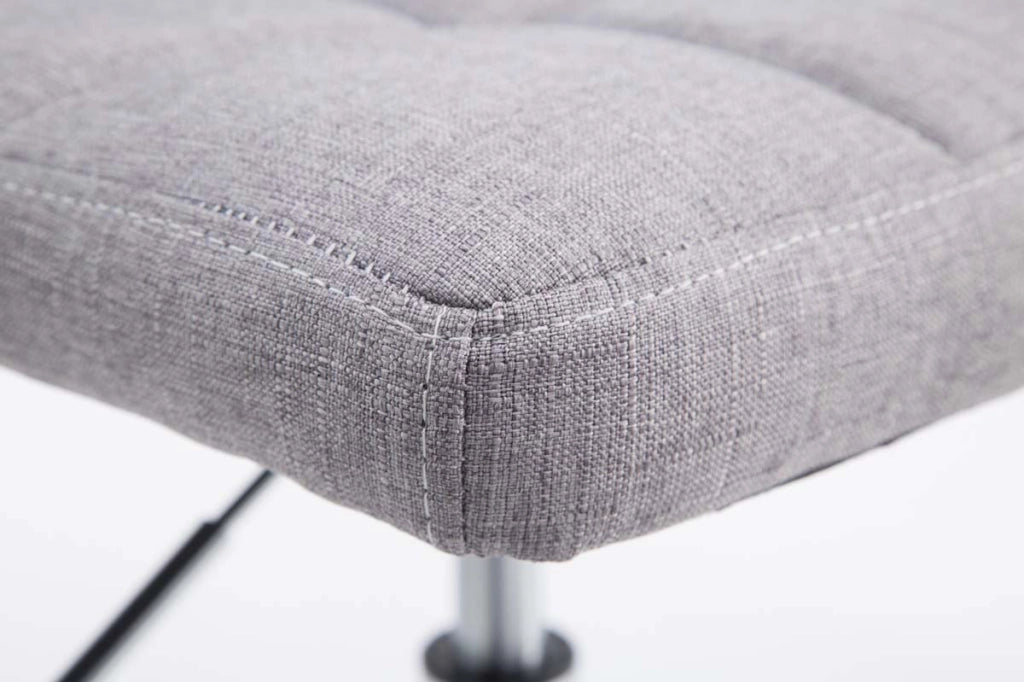 Sedia lounge Palma v2 in tessuto grigio